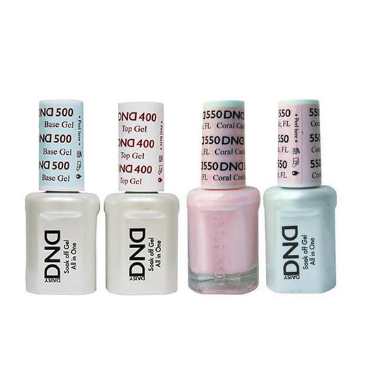 DND - Base, Top, Gel & Lacquer Combo - Coral Castle FL - #550