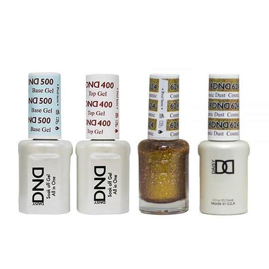 DND - Base, Top, Gel & Lacquer Combo - Cosmic Dust - #624