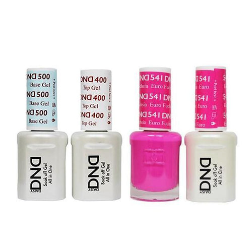 DND - Base, Top, Gel & Lacquer Combo - Euro Fuchsia - #541
