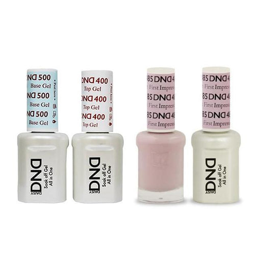 DND - Base, Top, Gel & Lacquer Combo - First Impression - #485