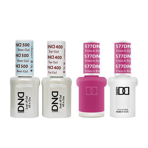 DND - Base, Top, Gel & Lacquer Combo - French Rose - #577