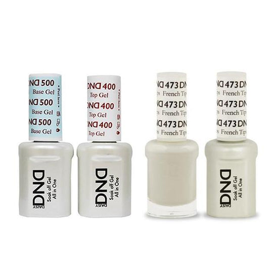 DND - Base, Top, Gel & Lacquer Combo - French Tips - #473