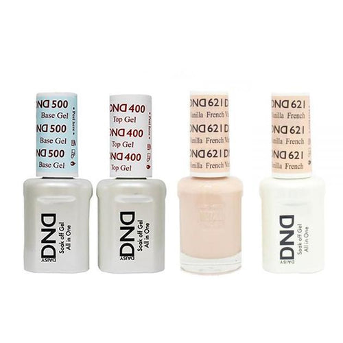 DND - Base, Top, Gel & Lacquer Combo - French Vanilla - #621