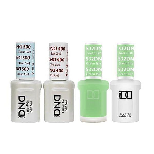 DND - Base, Top, Gel & Lacquer Combo - Green Isle MN - #532