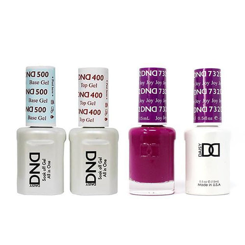 DND - Base, Top, Gel & Lacquer Combo - Joy - #732
