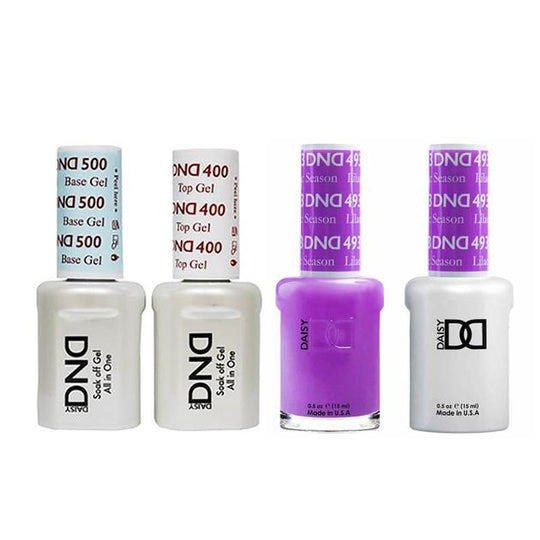 DND - Base, Top, Gel & Lacquer Combo - Lilac Season - #493