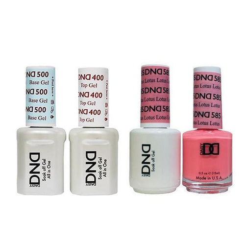 DND - Base, Top, Gel & Lacquer Combo - Lotus - #585