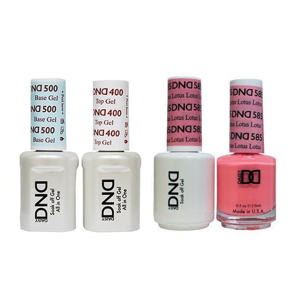 DND - Base, Top, Gel & Lacquer Combo - Lotus - #585