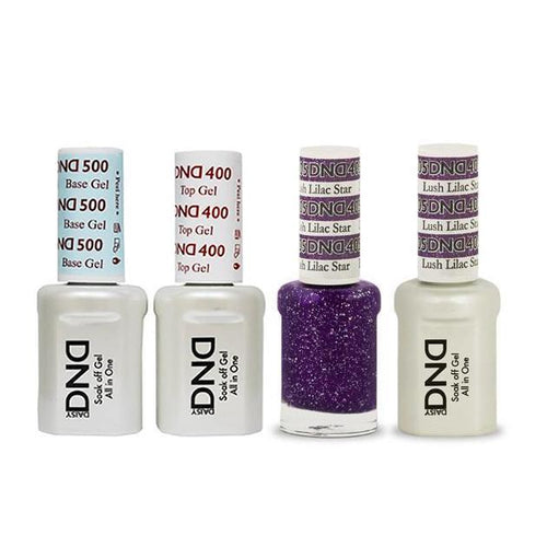 DND - Base, Top, Gel & Lacquer Combo - Lush Lilac Star - #405