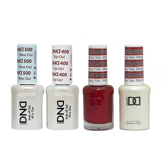DND - Base, Top, Gel & Lacquer Combo - Merry Von - #625