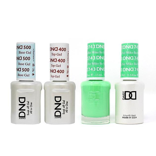 DND - Base, Top, Gel & Lacquer Combo - Mike Ike - #743