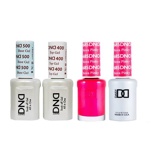 DND - Base, Top, Gel & Lacquer Combo - Nova Pinky - #685