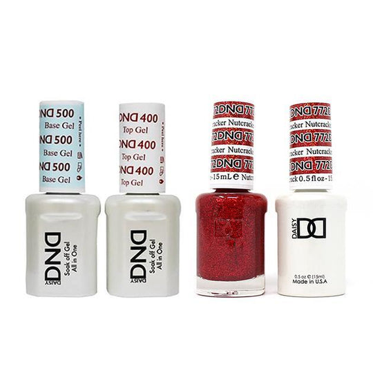 DND - Base, Top, Gel & Lacquer Combo - Nutcracker - #772