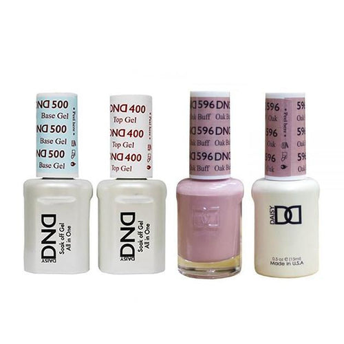DND - Base, Top, Gel & Lacquer Combo - Oak Buff - #596