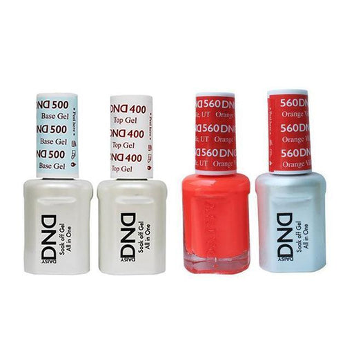 DND - Base, Top, Gel & Lacquer Combo - Orange Ville UT - #560