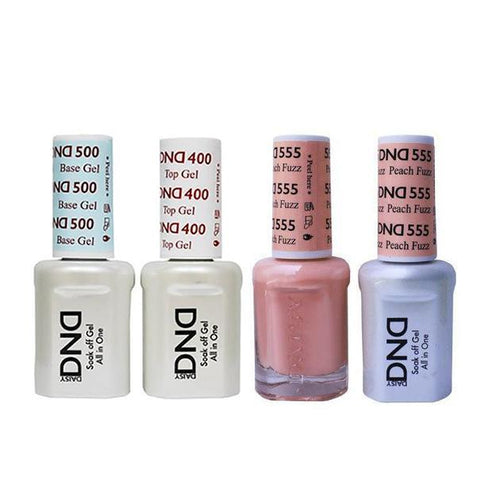 DND - Base, Top, Gel & Lacquer Combo - Peach Fuzz - #555