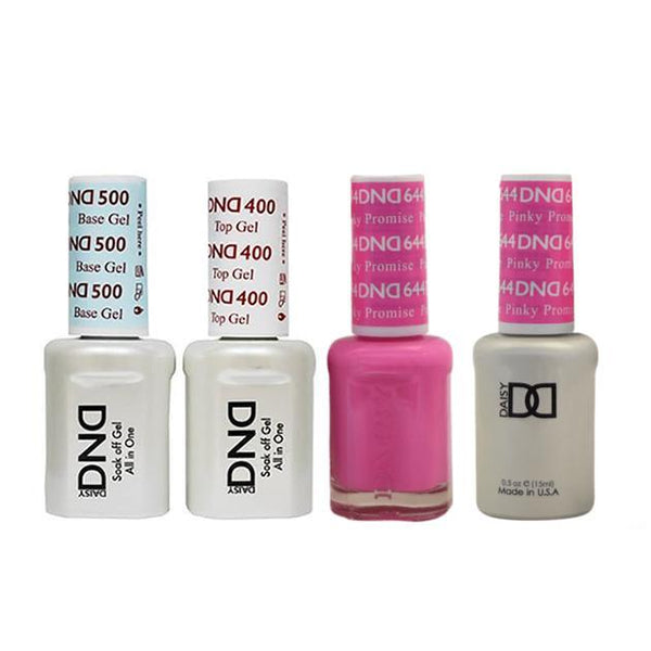 DND - Base, Top, Gel & Lacquer Combo - Pinky Promise - #644