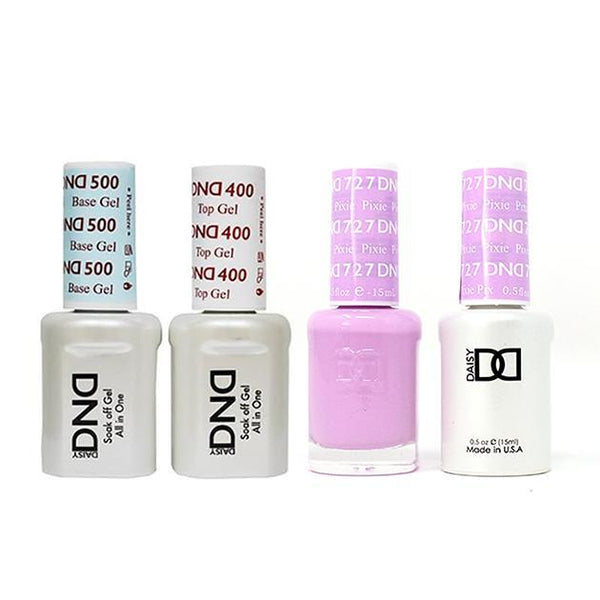 DND - Base, Top, Gel & Lacquer Combo - Pixie - #727