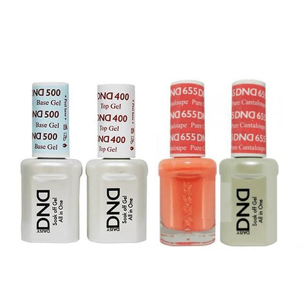 DND - Base, Top, Gel & Lacquer Combo - Pure Cantaloupe - #655