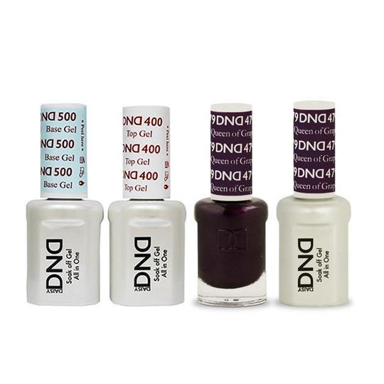 DND - Base, Top, Gel & Lacquer Combo - Queen of Grape - #479