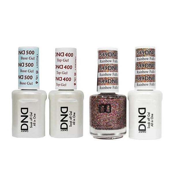 DND - Base, Top, Gel & Lacquer Combo - Rainbow Falls HI - #549