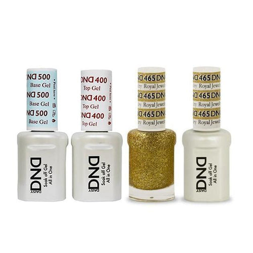 DND - Base, Top, Gel & Lacquer Combo - Royal Jewelry - #465