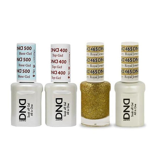 DND - Base, Top, Gel & Lacquer Combo - Royal Jewelry - #465