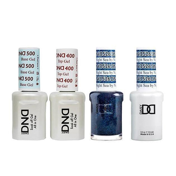 DND - Base, Top, Gel & Lacquer Combo - Sea By Night - #526