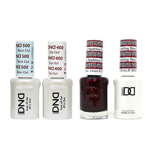 DND - Base, Top, Gel & Lacquer Combo - Sparkling Shine - #767
