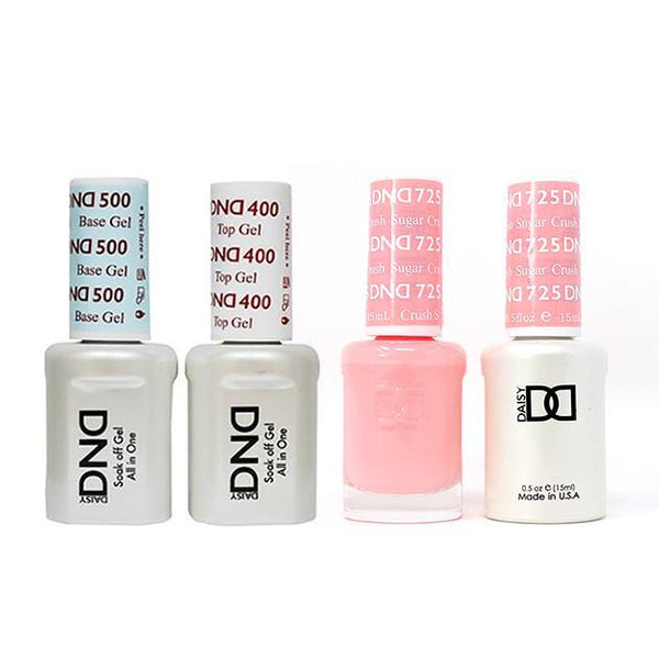 DND - Base, Top, Gel & Lacquer Combo - Super Crush - #725
