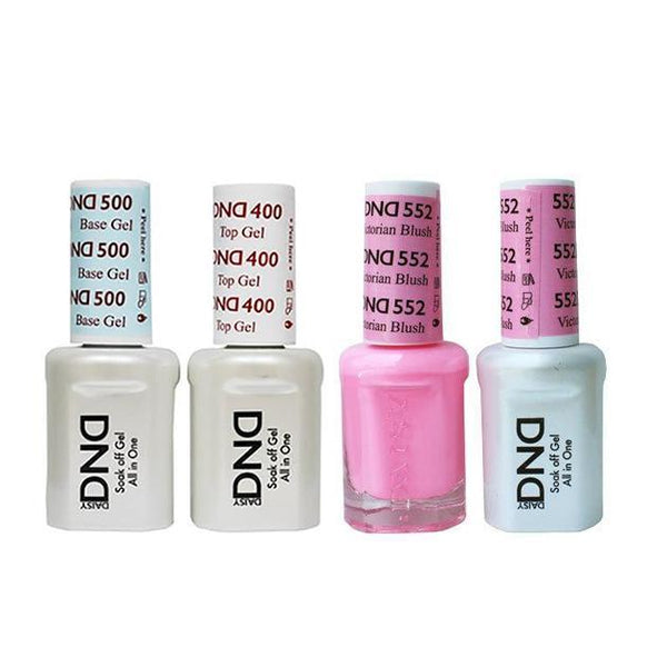 DND - Base, Top, Gel & Lacquer Combo - Victorian Blush - #552