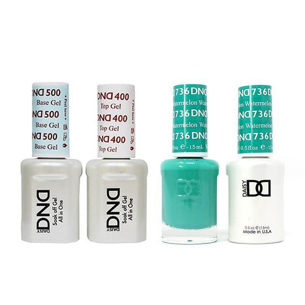 DND - Base, Top, Gel & Lacquer Combo - Watermelon - #736