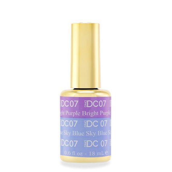 DND - DC Mood Change Gel - Bright Purple Blue Sky 0.5 oz - #07