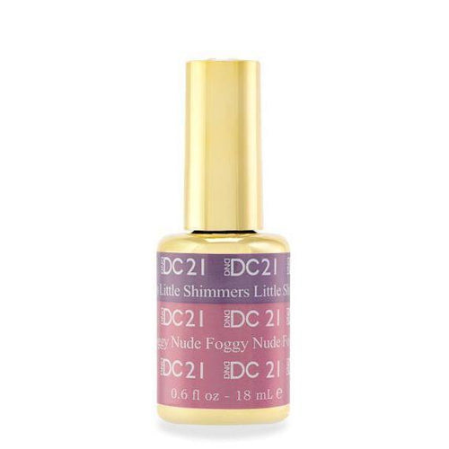 DND - DC Mood Change Gel - Little Shimmers Foggy Nude 0.5 oz - #21