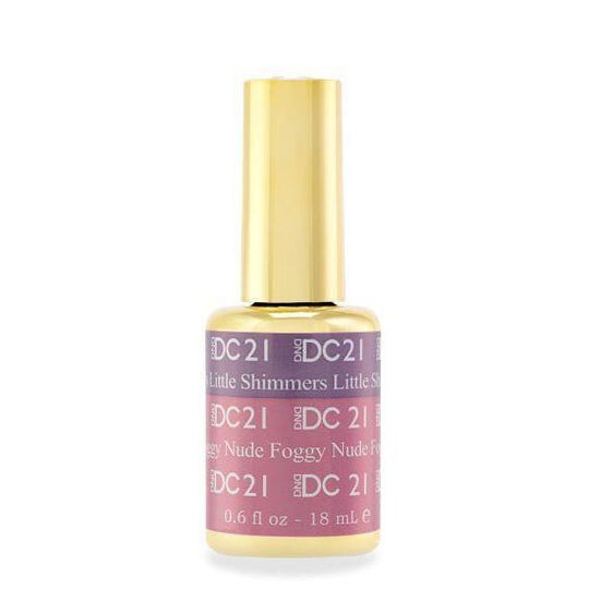 DND - DC Mood Change Gel - Little Shimmers Foggy Nude 0.5 oz - #21