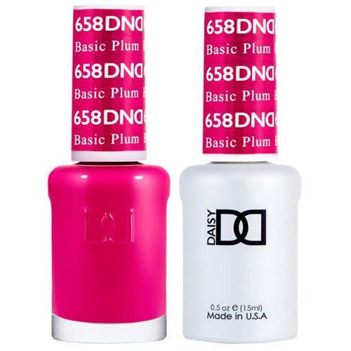 DND - Gel & Lacquer - Basic Plum - #658