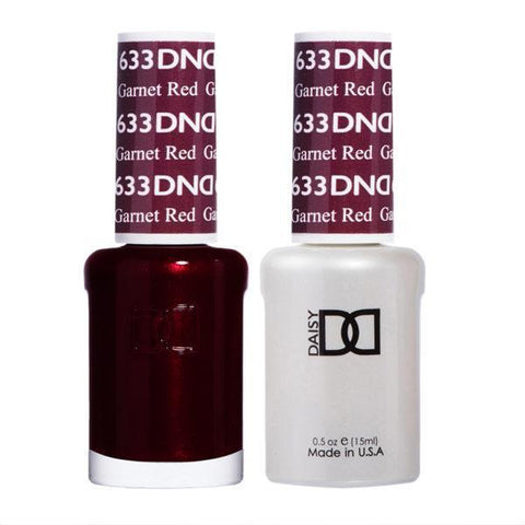DND - Gel & Lacquer - Garnet Red - #633 – Sleek Nail