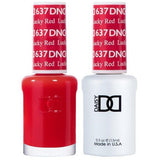 DND - Gel & Lacquer - Lucky Red - #637