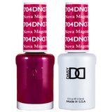 DND - Gel & Lacquer - Bright Maroon - #420