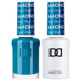 DND - Gel & Lacquer - Teal Deal - #664