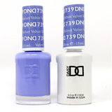 DND - Gel & Lacquer - Berry Blue - #734