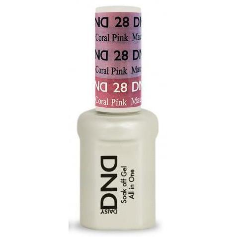 DND - Mood Change Gel - Mauve to Coral Pink 0.5 oz - #D28