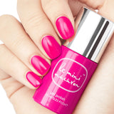 Le Mini Macaron Gel Manicure Kit & Top - Strawberry Pink