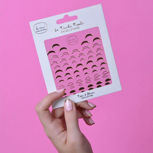 Le Mini Macaron Mini Nail Stickers - Tips and Moons