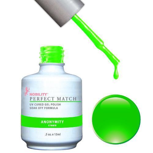 LeChat Perfect Match Gel / Lacquer Combo - Anonymity 0.5 oz - #PMS40