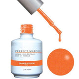 LeChat Perfect Match Gel / Lacquer Combo - Orange Blossom 0.5 oz - #PMS145