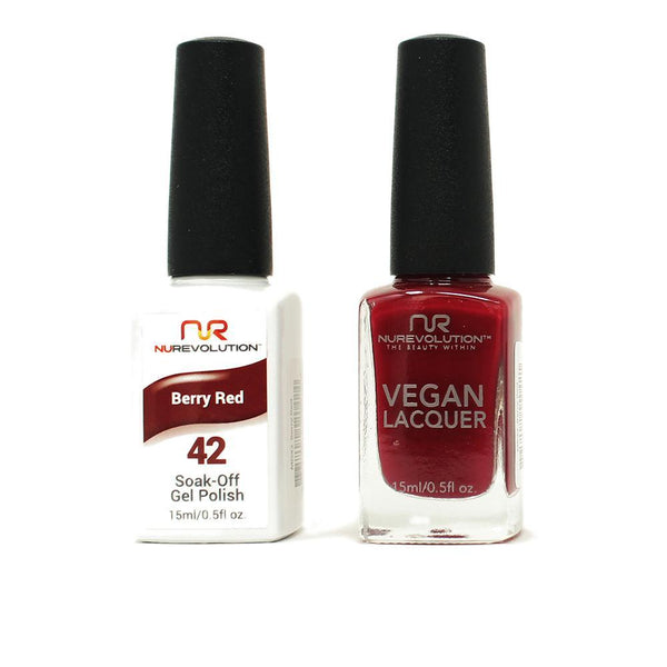 NuRevolution - Gel & Lacquer - Berry Red - #42