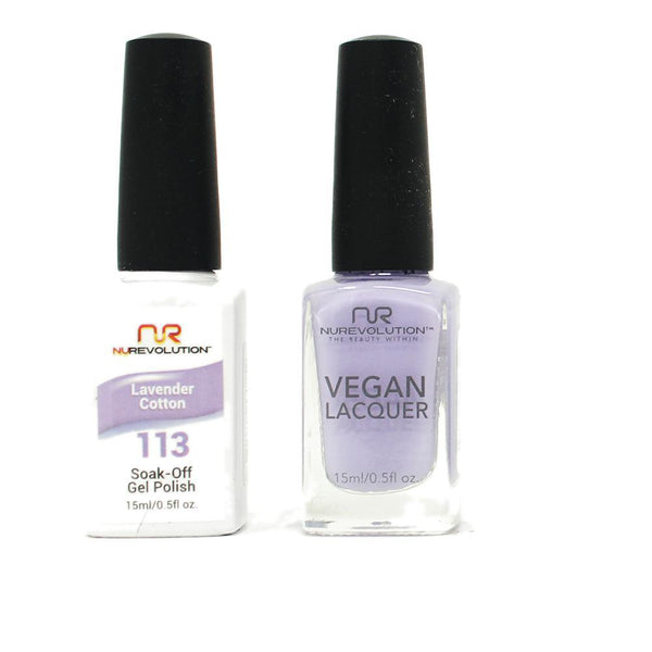NuRevolution - Gel & Lacquer - Lavender Cotton - #113