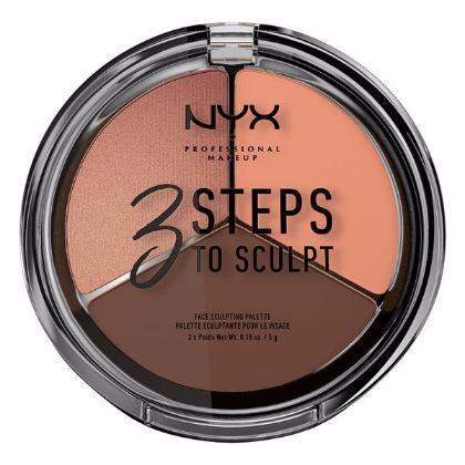 NYX 3 Steps Face Sculpting Palette - Deep - #3STS04