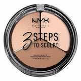 NYX 3 Steps Face Sculpting Palette - Fair - #3STS01